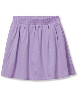 Lands' End Girls Smocked Skort - Purple