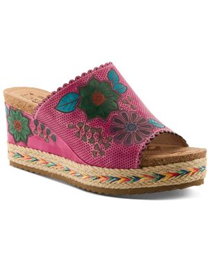 L'ARTISTE L`artiste Delraybeach Wedge Sandal - Pink