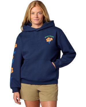 Marmot Born To Bloom Hoodie - Blue