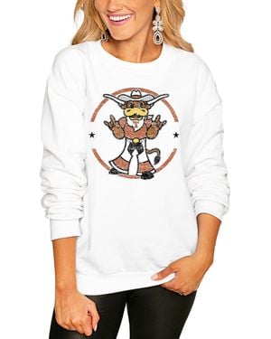 Gameday Couture Texas Longhorns End Zone Oversized Sweatshirt - White