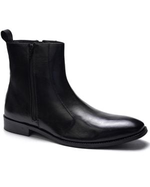 A. Veer Anthony Veer Lexington Side Zip Boots - Black