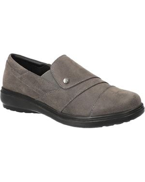 Easy Street Zilla Slip-on Flats - Gray