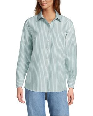 Lands' End Oxford Shirt - Blue