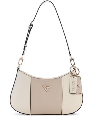 Guess Noelle Top Zip Shoulder Bag - Gray