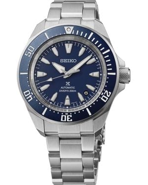 Seiko Prospex Diver Silver Stainless Steel Bracelet Watch - Gray