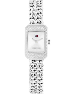 Tommy Hilfiger Quartz Tone Stainless Steel Bracelet Watch - White
