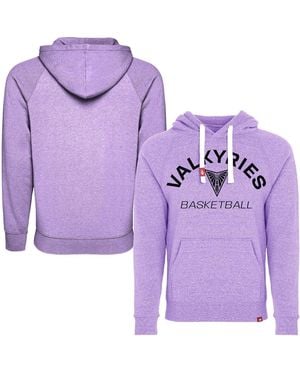 Sportiqe And Golden State Valkyries Olsen Tri-blend Hoodie Sweatshirt - Purple
