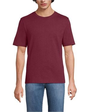 Lands' End Super-t Short Sleeve T-shirt - Red