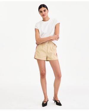 BarIII Side-striped Track Shorts - Natural