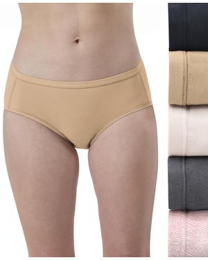Hanes 5-pk. Ultimate Comfortsoft Hipster Underwear 41w5cs - Natural