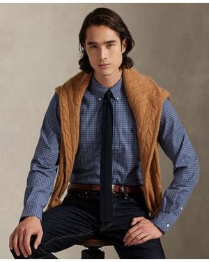 Polo Ralph Lauren Classic-fit Stretch Poplin Shirt - Blue