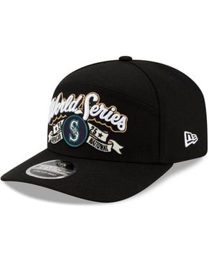 KTZ Seattle Mariners 2025 American League Champions Locker Room 9seventy Adjustable Hat - Black
