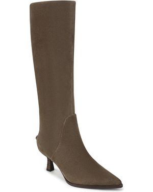 Circus by Sam Edelman Yulia Wide-calf Kitten-heel Dress Boots - Brown