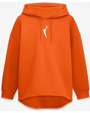 Fanatics Wnba Oversized Tunic Fleece Hoodie - Orange