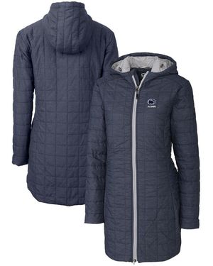 Cutter & Buck Penn State Nittany Lions Alumni Rainier Primaloft Eco Insulated Hooded Jacket - Blue