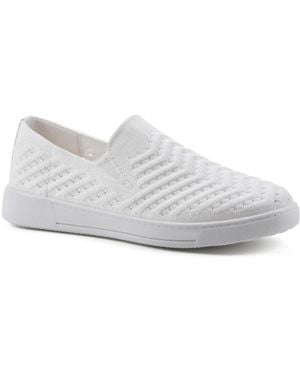 White Mountain Courage Slip On Sneakers - White