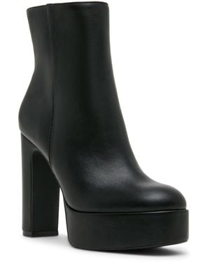 Madden Girl Dallie Platform Dress Booties - Black