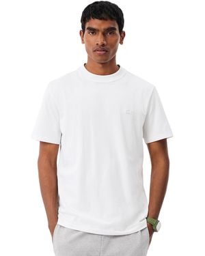 Lacoste Commuter Logo Crewneck T-shirt - White