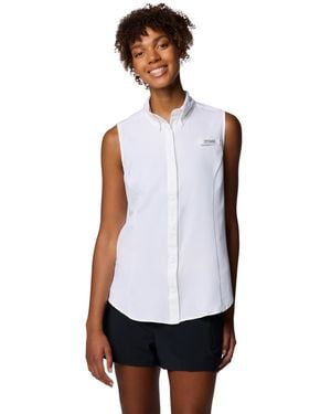 Columbia Tamiami Sleeveless Shirt - White