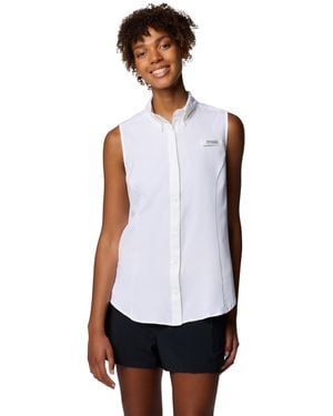 Columbia Tamiami Sleeveless Shirt - White
