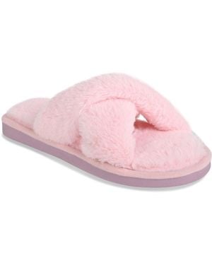 Andrew By Andrew Stevens Fiona Slippers - Pink
