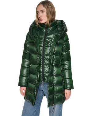 DKNY Pearlized Hooded Walker - Green