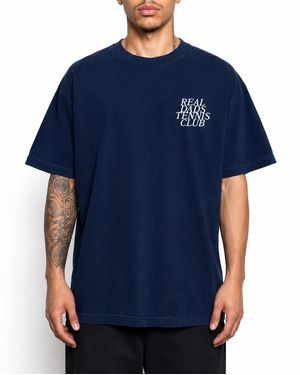9tofive Real Dads Tennis Club T-shirt - Blue