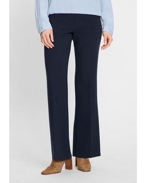 Olsen Mona Fit Bootcut Leg Trouser - Blue
