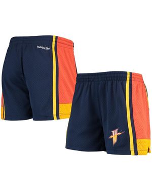 Mitchell & Ness Golden State Warriors Jump Shot Shorts - Blue