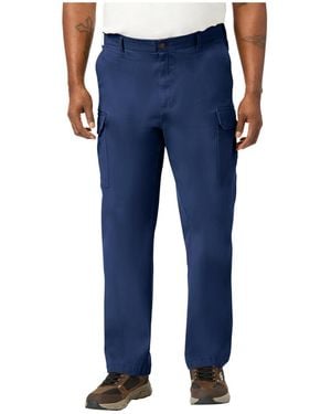 Kingsize Big & Tall Comfort Waist Cargo Pants - Blue