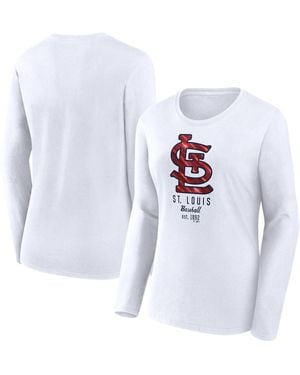 Fanatics St. Louis Cardinals Long Sleeve T-shirt - White