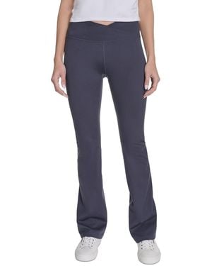 Calvin Klein Performance Crossover Waist Flare leggings - Blue