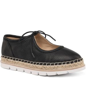 J/Slides Billie Leather Sneaker - Black