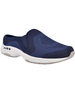 Easy Spirit Takeknit Slip-on Mule Sneakers - Blue