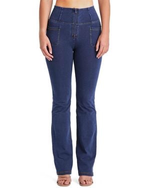 Freddy Super High-rise Sculpting Flare Jeans - Blue