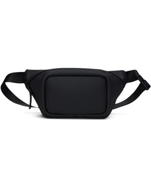Rains Zip Waist Bag - Black
