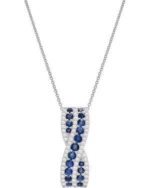 Macy's Lab Grown Sapphire (3/4 Ct. T.w. - Metallic