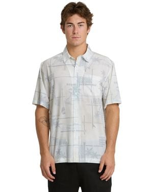 Quiksilver Island Time Short-sleeve Shirt - White
