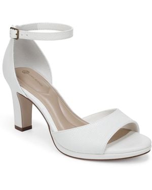 Giani Bernini Sailor Platform Dress Sandals - White