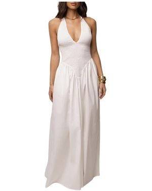 JLUXLABEL Madrid Halter Maxi Dress - Purple