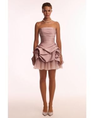 Milla Rosette Mini Dress - Pink