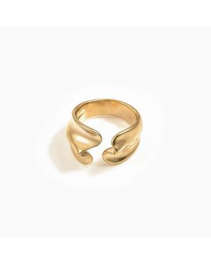 Bearfruit Jewelry Brooklyn Open Mouth Ring - White