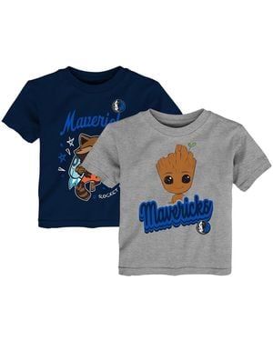 Outerstuff Toddler Dallas Mavericks 2-piece Guardians Of The Galaxy T-shirt Set - Blue