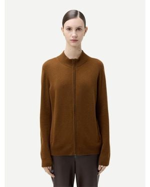 Gobi Cashmere Full-zip Cashmere Cardigan - Brown