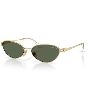 Vogue Eyewear Metal Oval Sunglasses Vo4369s - Green