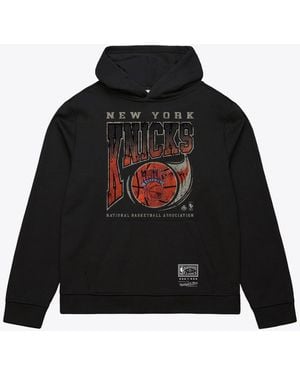 Mitchell & Ness New York Knicks Ball Out Hoodie - Black