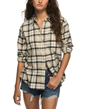 Lucky Brand Long-sleeve Plaid Button Down Shirt - Gray