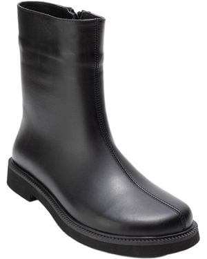 Forever & Always Shoes Lucano Leather Ankle Boot () - Black