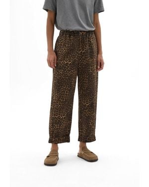 Hush Jack Barrel Leg Pull On Trouser - Multicolor