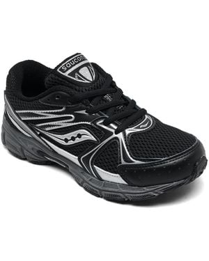 Saucony Big Kids Ride Millennium Casual Sneakers From Finish Line - Black